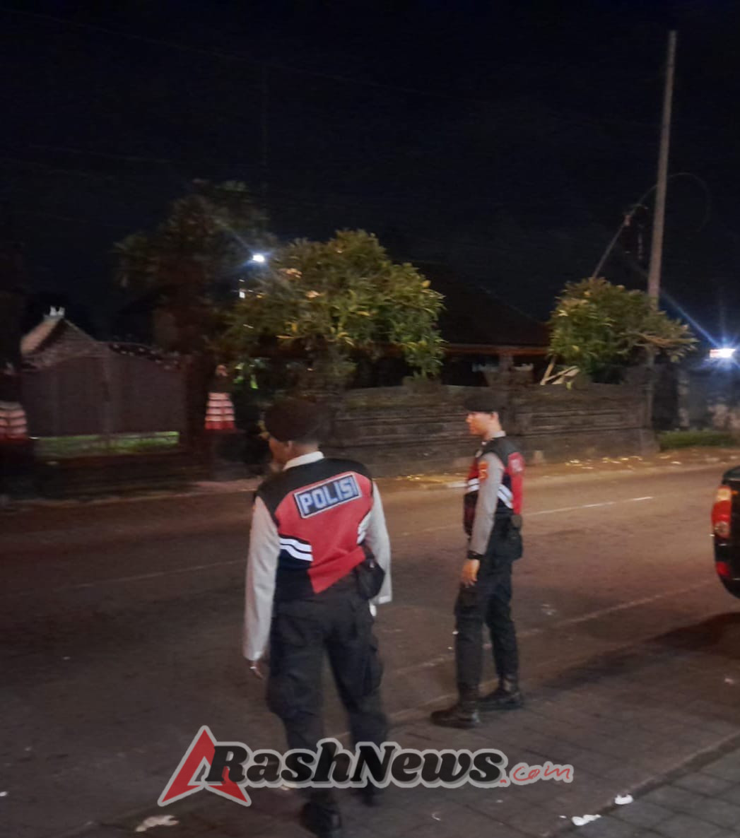 Samapta Polsek Mengwi Laksanakan Patroli Harkamtibmas Susuri jalur Tengah