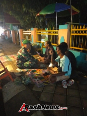 TNI Koramil 1628-01/Taliwang Gencarkan Pengawasan Malam Hari