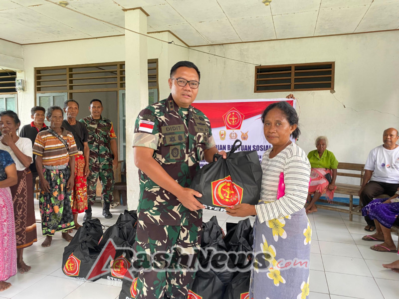 Binfungtaswilnas Menyentuh Garis Perbatasan, Dandim 1618/TTU Ringankan Beban Warga