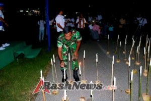 Parade 1000 Lilin Natal, Kodim 1601/Sumba Timur Dukung Kerukunan Umat Beragama