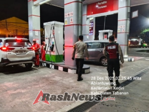 Personel Polsek Kediri Gencarkan Patroli Barcode Dalam Tekan Kejahatan 3C