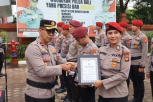 Polres Bandara Ngurah Rai Apresiasi 12 Personel Satreskrim Berprestasi