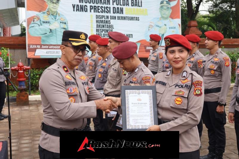 Polres Bandara Ngurah Rai Apresiasi 12 Personel Satreskrim Berprestasi