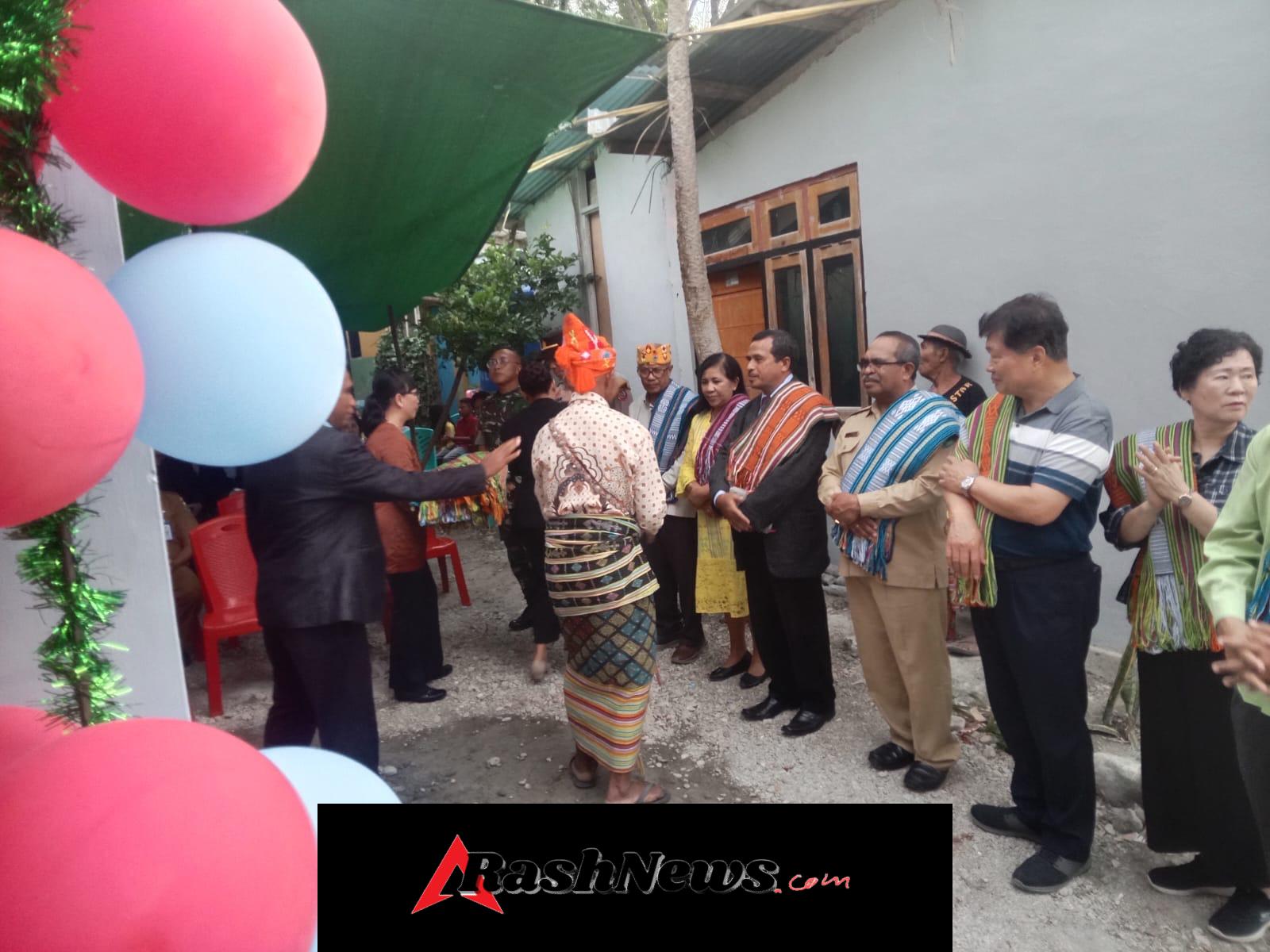 Wujudkan Harmoni dan Toleransi, Babinsa Amanuban Tengah Hadiri Peresmian Gereja Pentakosta Filadelfia