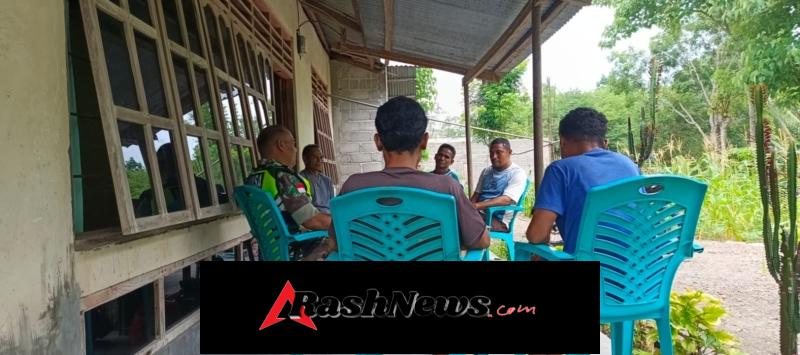 Sinergi Babinsa dan Masyarakat, Kunci Keamanan Desa Nunmafo