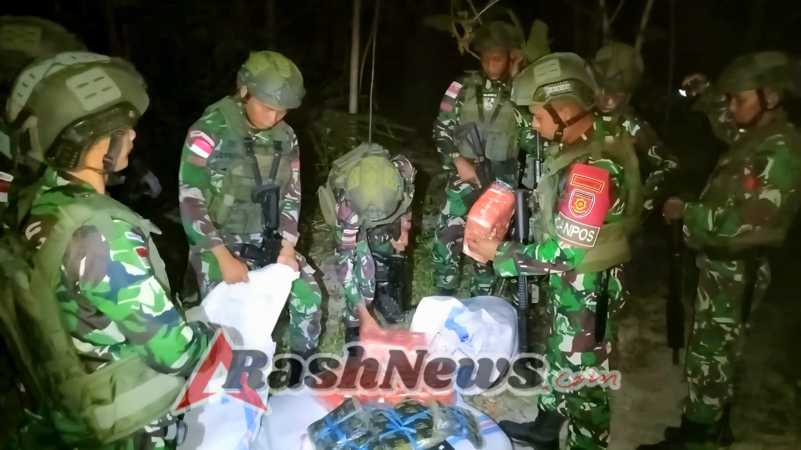 Amankan Perbatasan Negara, Satgas Pamtas Yonarmed 12 Kostrad Gagalkan Penyelundupan