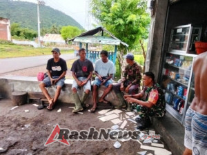 Babinsa Desa Adu Himbau Warga Tetap Jaga Kerukunan Antar Sesama