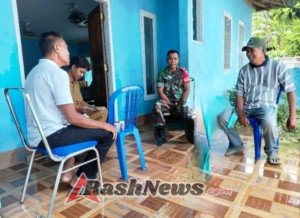 Babinsa Marada Aktif Bangun Komunikasi Sosial di Wilayah Binaan