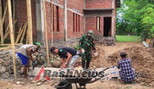 Babinsa Koramil Kempo Aktif Dampingi Warga dalam Kegiatan Sosial Desa