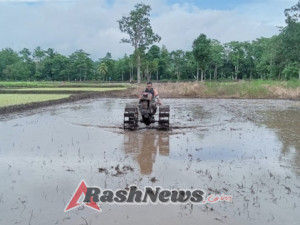 Babinsa Koramil 02/Walakaka Bantu Warga Siapkan Lahan Sawah di Desa Sodana