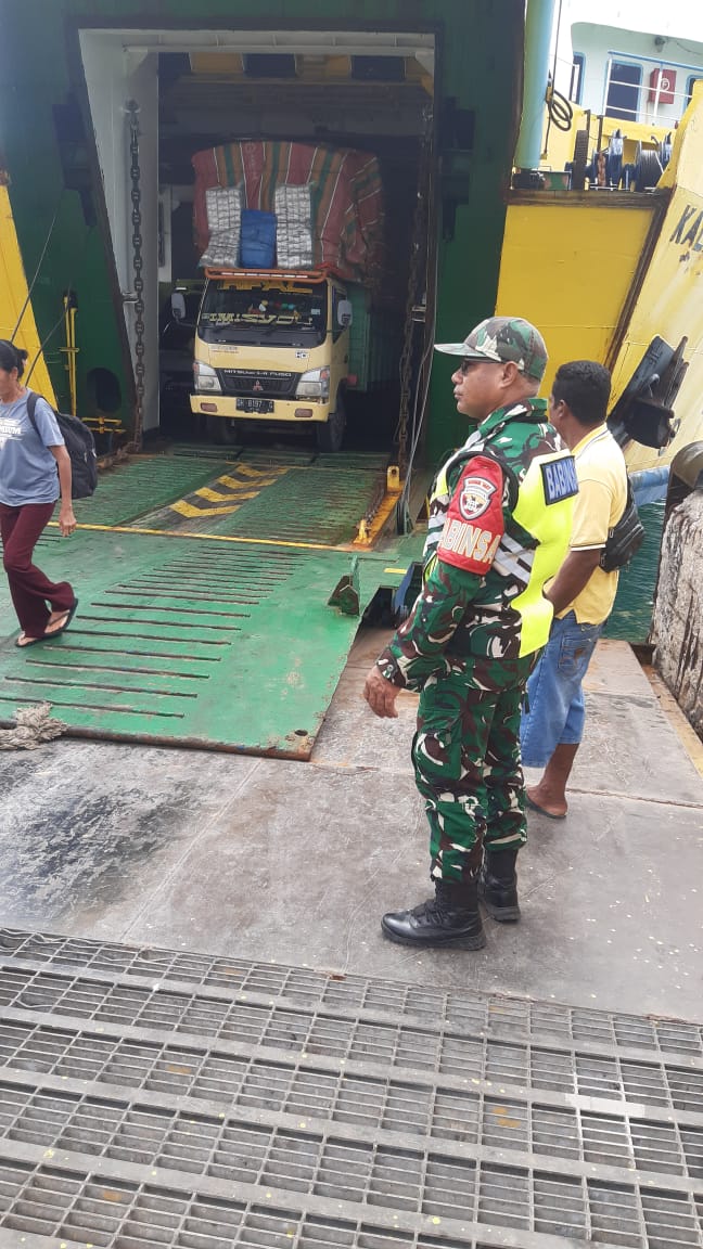 Pengamanan Kapal dan Pemantauan Wilayah, Koramil Pantai Baru Siaga Penuh