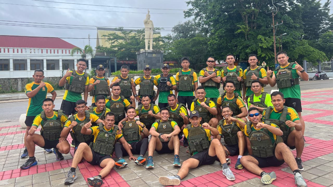 Jaga Kesiapan Tugas, Satgas Pamtas Tetap Prima di Musim Penghujan