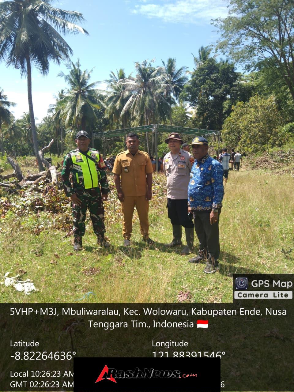 Sinergi Pemerintah, TNI, dan Masyarakat Warnai Peletakan Batu Pertama Koperasi Merah Putih