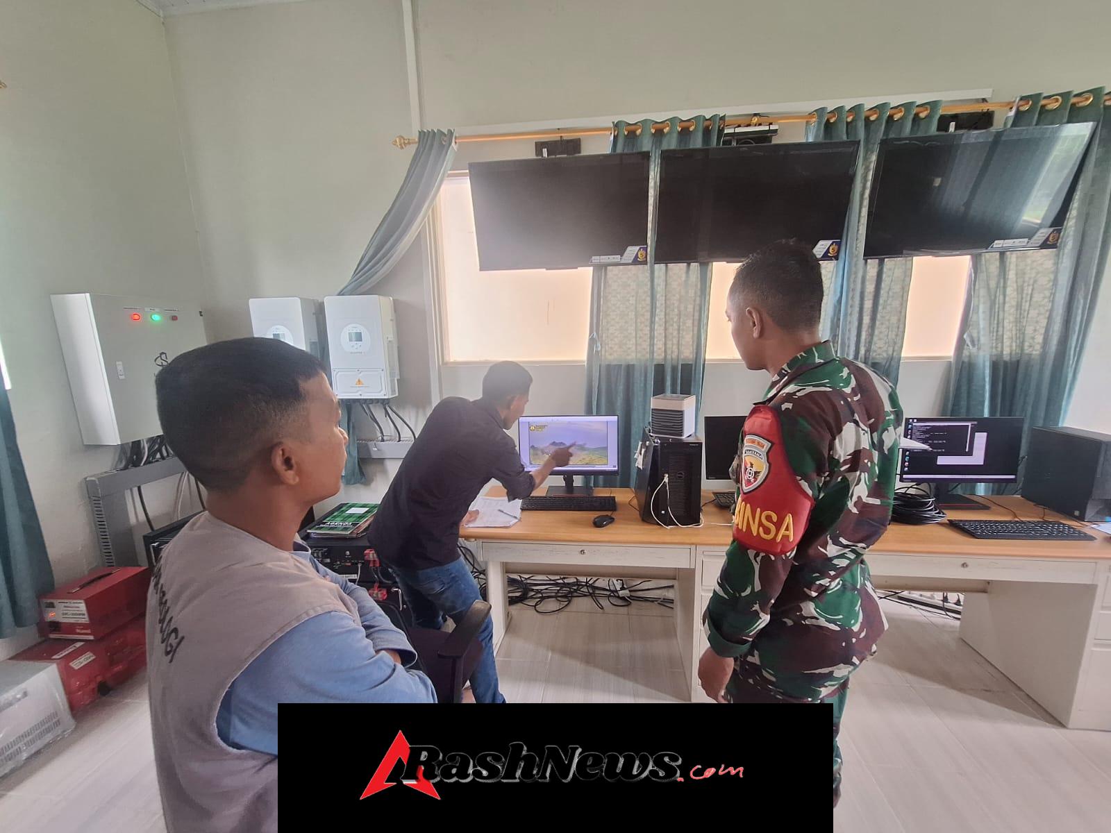 Babinsa Koramil 1624-03/Lewoleba Siaga Pantau Aktivitas Gunung Ile Lewotolok