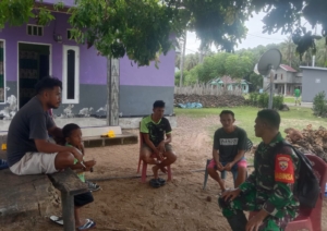 Dukung Kelancaran Pembangunan, Babinsa Pantau dan Koordinasi KDKMP di Rote Barat Daya