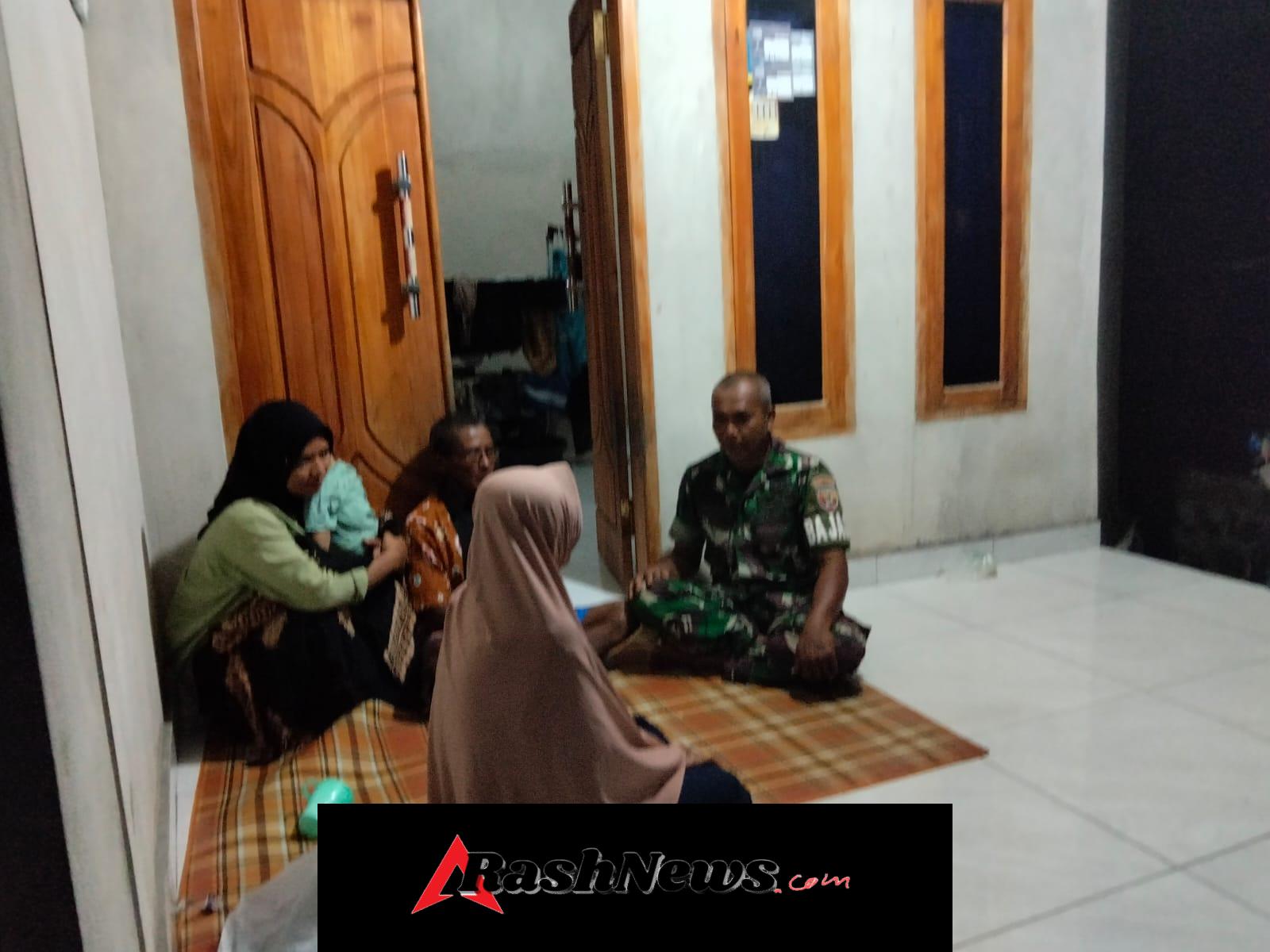 TNI AD Bersama Rakyat, Patroli Malam Koramil Sekongkang Jaga Wilayah Tetap Kondusif