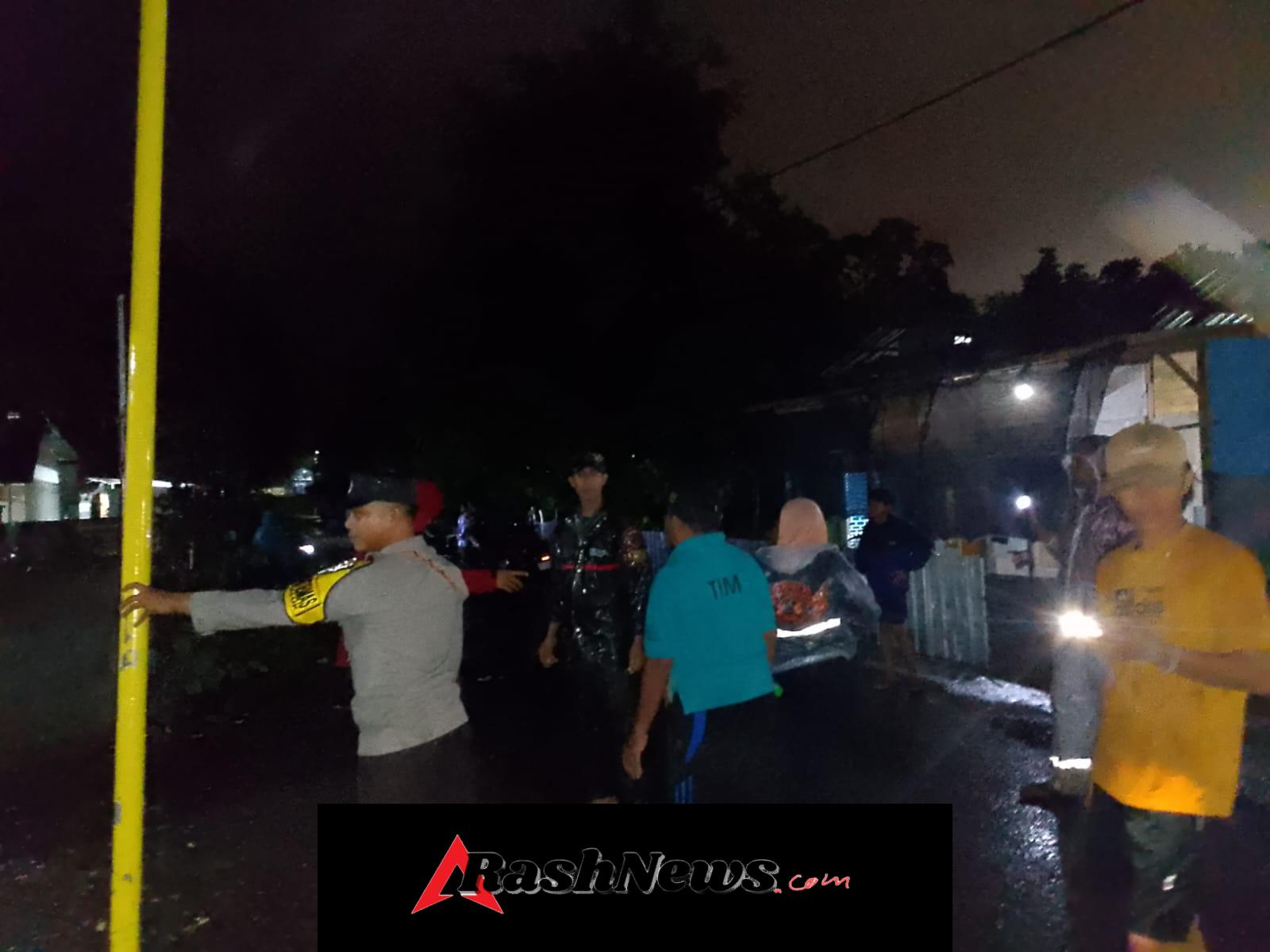 Koramil 1628-02/Sekongkang Lakukan Pengecekan Kerusakan Rumah Akibat Cuaca Ekstrem