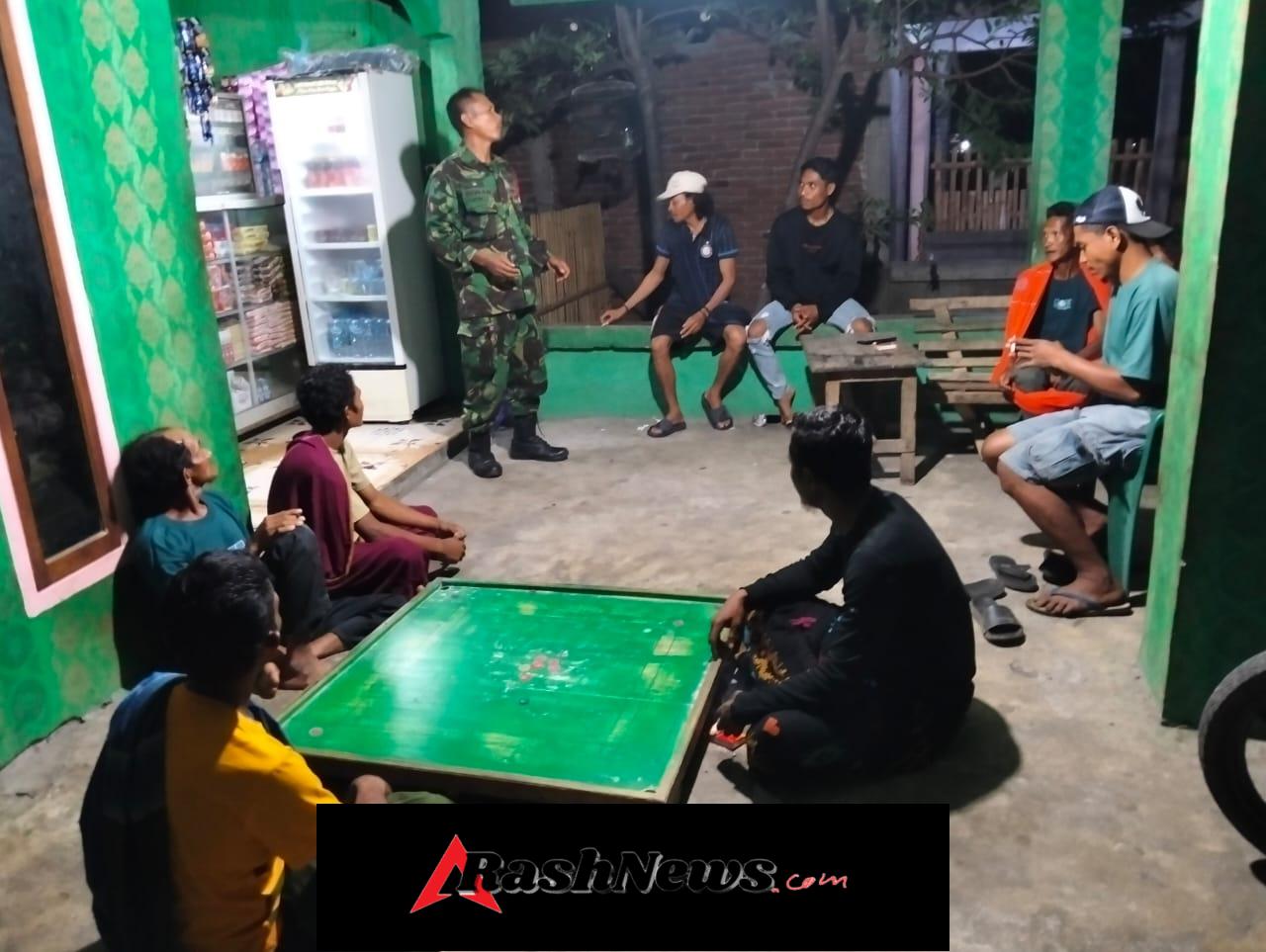 Ronda Malam Jadi Sarana Babinsa Perkuat Keamanan Warga Binaan