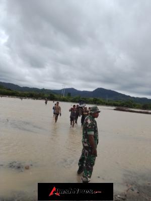 Babinsa Naikliu Peduli Keselamatan Warga Binaan