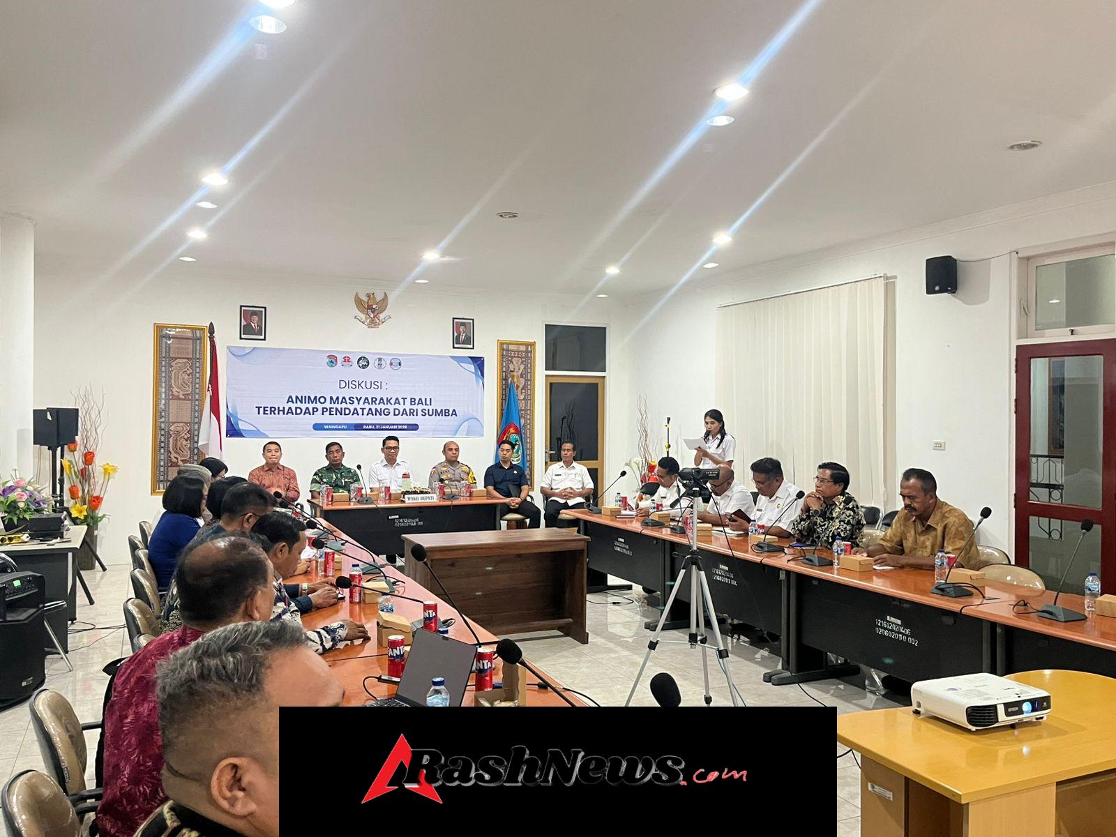 Perkuat Harmoni Sosial, Kasdim 1601 Hadiri Diskusi Animo Masyarakat Bali