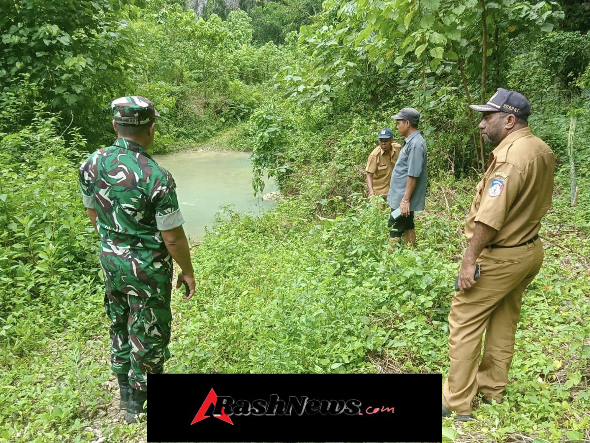 Percepat Pembangunan Infrastruktur, Koramil Katikutana Dampingi Survei Jembatan