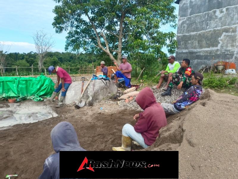 Ciptakan Wilayah Kondusif, Babinsa Poto Tano Laksanakan Komsos Rutin