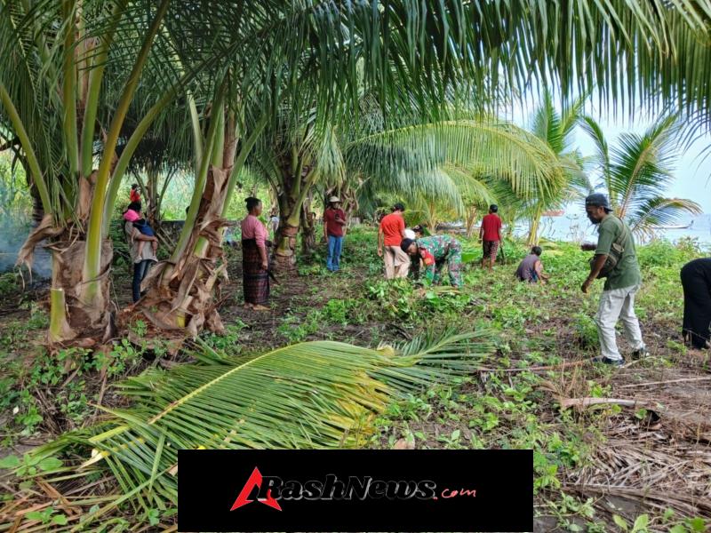 Pererat Kebersamaan, Babinsa Tana Duen Gelar Karbak Bersama Warga