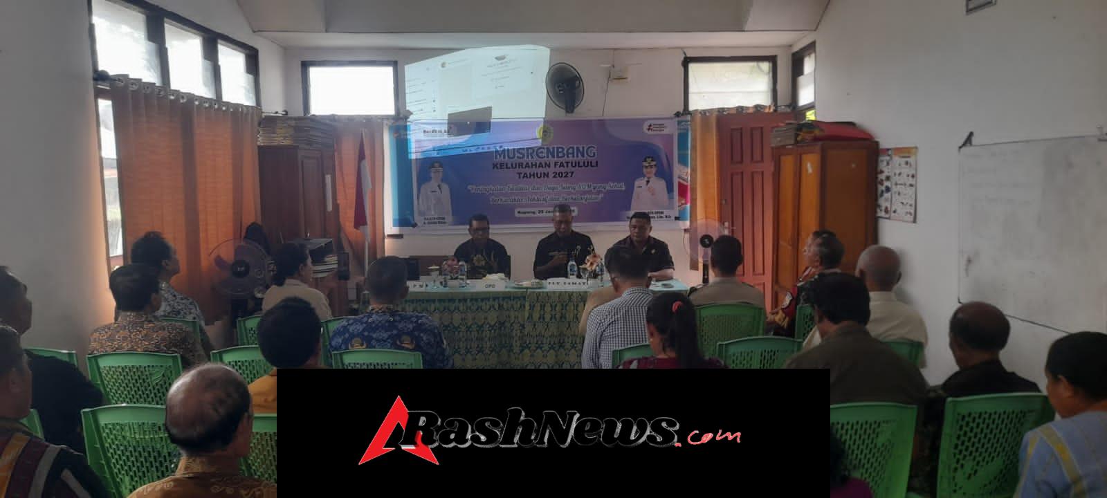 Babinsa Fatululi Dukung Perencanaan Pembangunan Kelurahan 2027