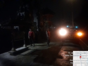 Atensi Balapan Liar UKL Polsek Mengwi Menggelar Patroli Subuh Susuri Jalur Denpasar – Singaraja