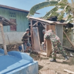TNI Hadir untuk Rakyat, Babinsa Bantu Perbaikan Kamar Mandi Warga