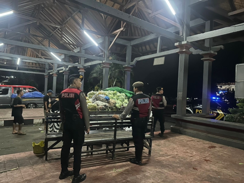 Sat Samapta Polres Klungkung Intensifkan Patroli Malam Jaga Kamtibmas.