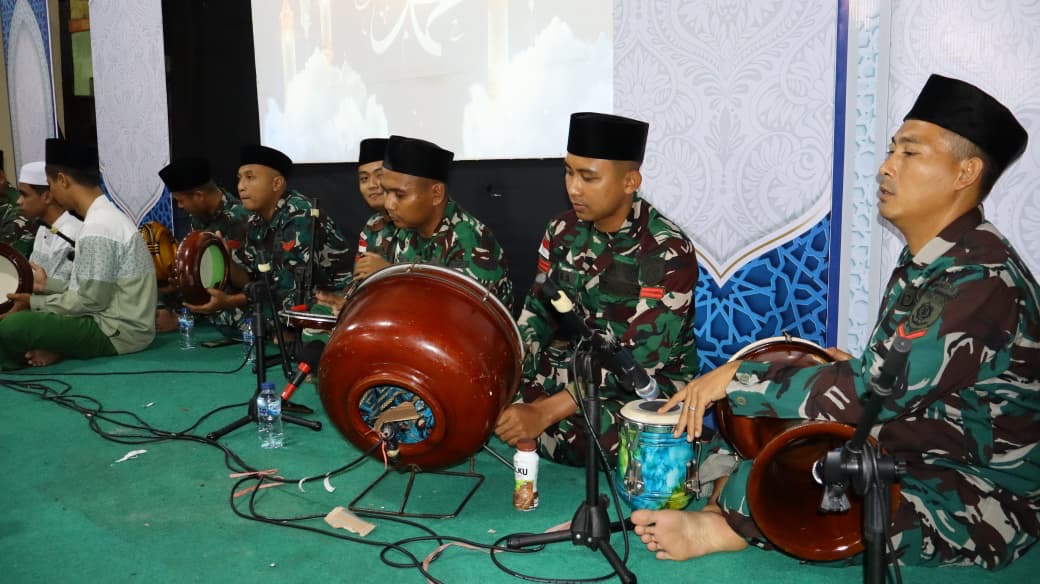 Yonarmed 12 Kostrad Hadir di Ponpes Al Muhajirin, Wujud Sinergi TNI dan Umat dalam Menyambut Isra’ Mi’raj