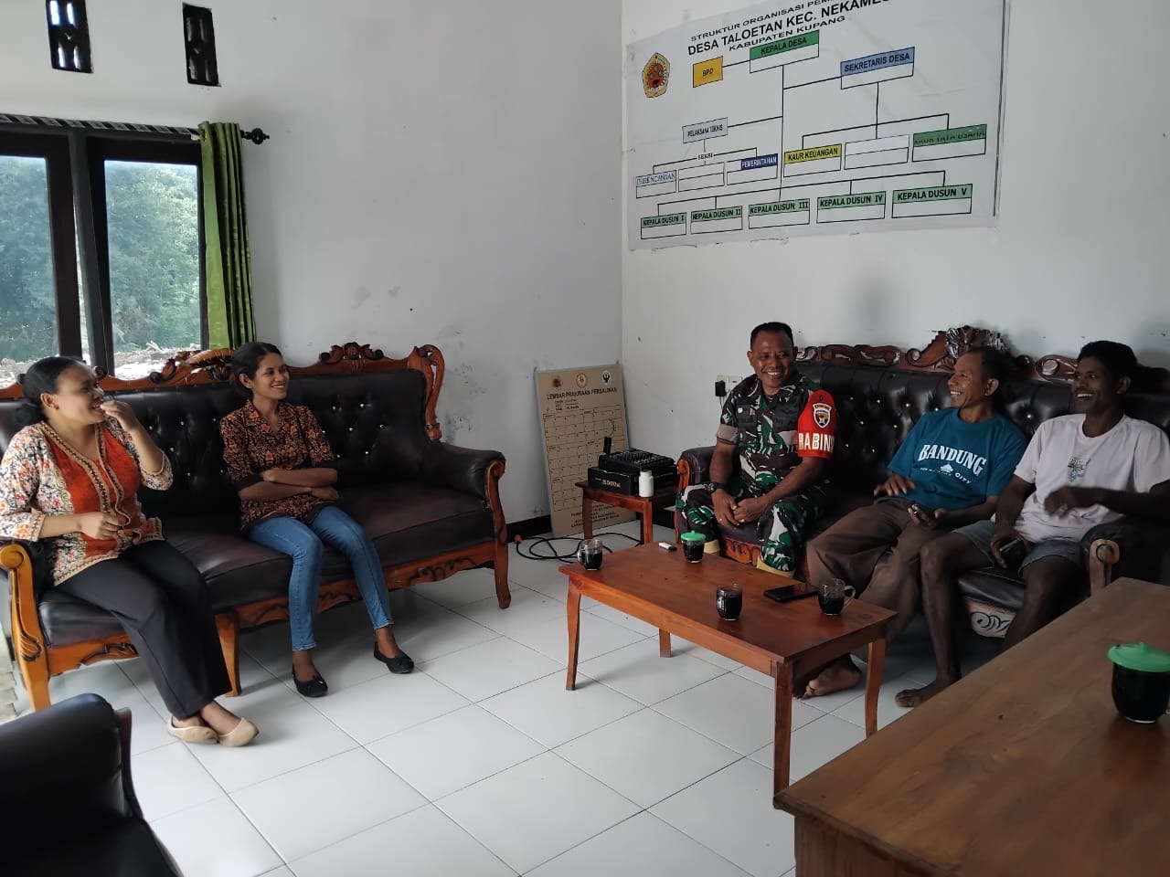 Sinergi Babinsa Guru Warga Bahas Beasiswa PIP Desa