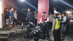 Polsek Ubud Gelar Patroli Malam Minggu, Cegah Balapan Liar dan Jaga Kondusivitas Wilayah