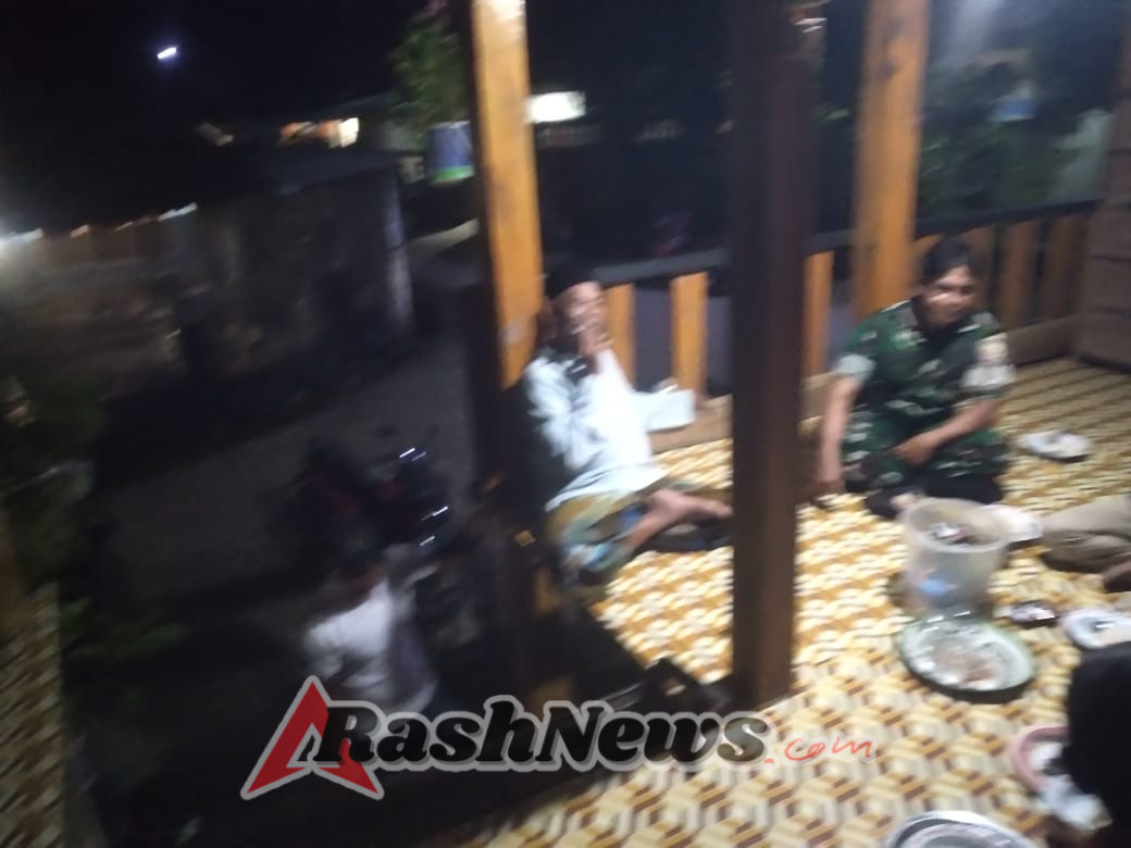 Antisipasi Gangguan Kamtibmas, Koramil 1628-03/Seteluk Tingkatkan Patroli Malam