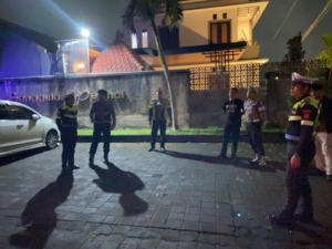 Blue Light Patrol Dini Hari, Polres Tabanan Persempit Ruang Gerak Pelaku Kejahatan 3C