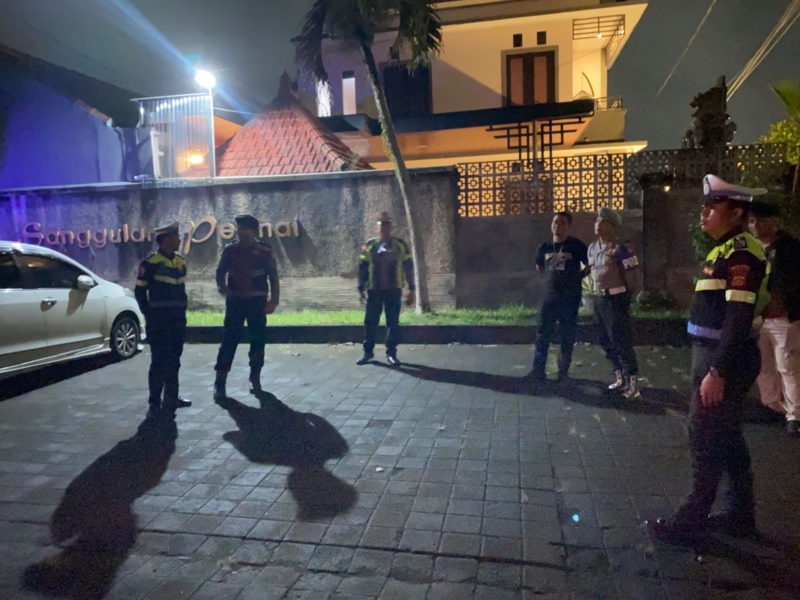 Blue Light Patrol Dini Hari, Polres Tabanan Persempit Ruang Gerak Pelaku Kejahatan 3C