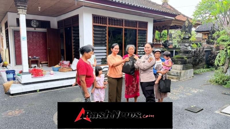 Minggu Kasih Sat Binmas Polres Badung: Peduli Lansia, Edukasi Warga, Bangun Keamanan Bersama