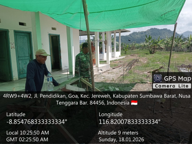 Pastikan Pengelolaan Tertib, Babinsa Beru Pantau Koperasi Merah Putih