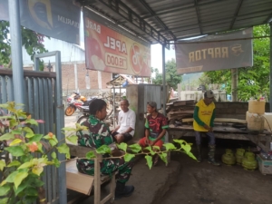 Babinsa Koramil 1614-03/Hu’u Aktif Bangun Kebersamaan Warga Desa