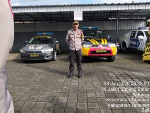 Apel Pagi Polsek Baturiti Tekankan Disiplin dan Kewaspadaan Personel
