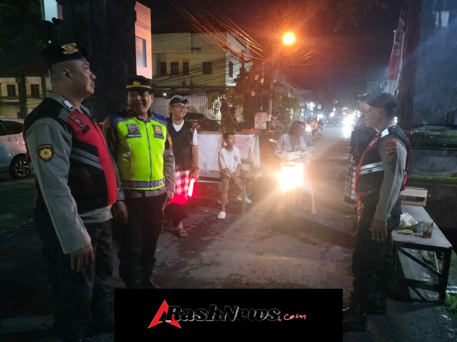 Polsek Kuta Utara Tunjukkan Kepedulian Patroli Amankan Pasar Rakyat