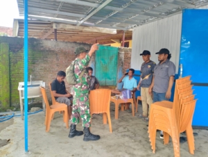 Jalan Ompu Beko Rawan Kecelakaan, Babinsa Madaprama Turun Langsung Beri Edukasi