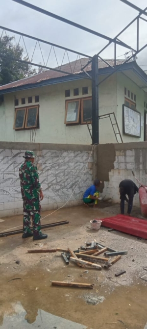 Koramil 1630-01/Komodo Perkuat Sinergi Lewat Pendampingan Pembangunan KDKMP