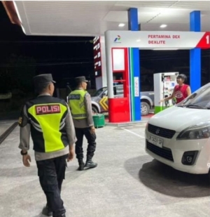 Pastikan Situasi Aman dan kondusif Polsek Penebel Patroli Malam Hari