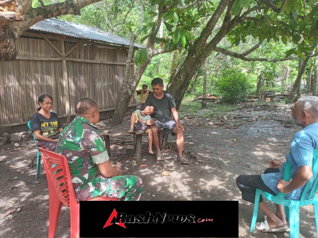 Kehadiran Babinsa Beri Rasa Aman dan Motivasi bagi Warga Desa Taunbaen