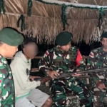 Yonarmed 12 Kostrad Perkuat Keamanan Perbatasan Lewat Kesadaran Warga