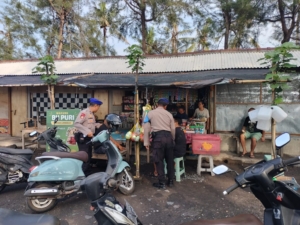 Polairud Polres Gianyar Intensifkan Patroli Pesisir di Pantai Masceti