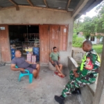 Pamwil dan Komsos di Kotabaru: Babinsa Jadi Garda Terdepan Jaga Keamanan Desa