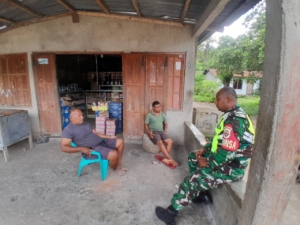 Pamwil dan Komsos di Kotabaru: Babinsa Jadi Garda Terdepan Jaga Keamanan Desa